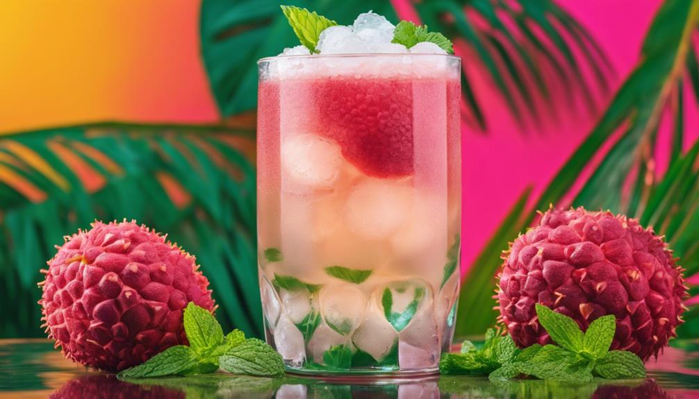 refreshing lychee fruit beverages